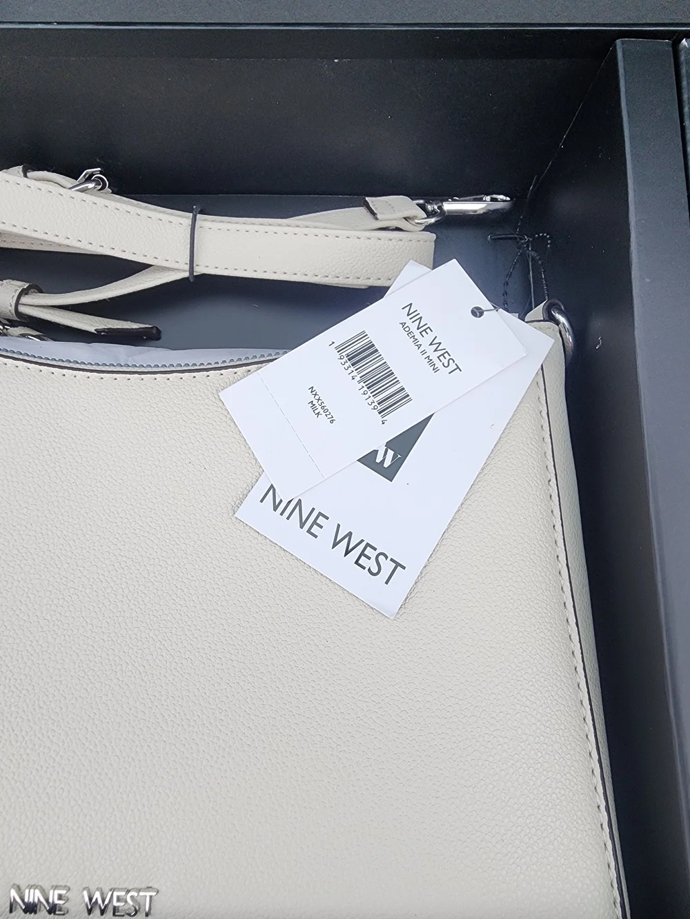 Nine West Cream Crossbody Bag Set with Coin Pouch